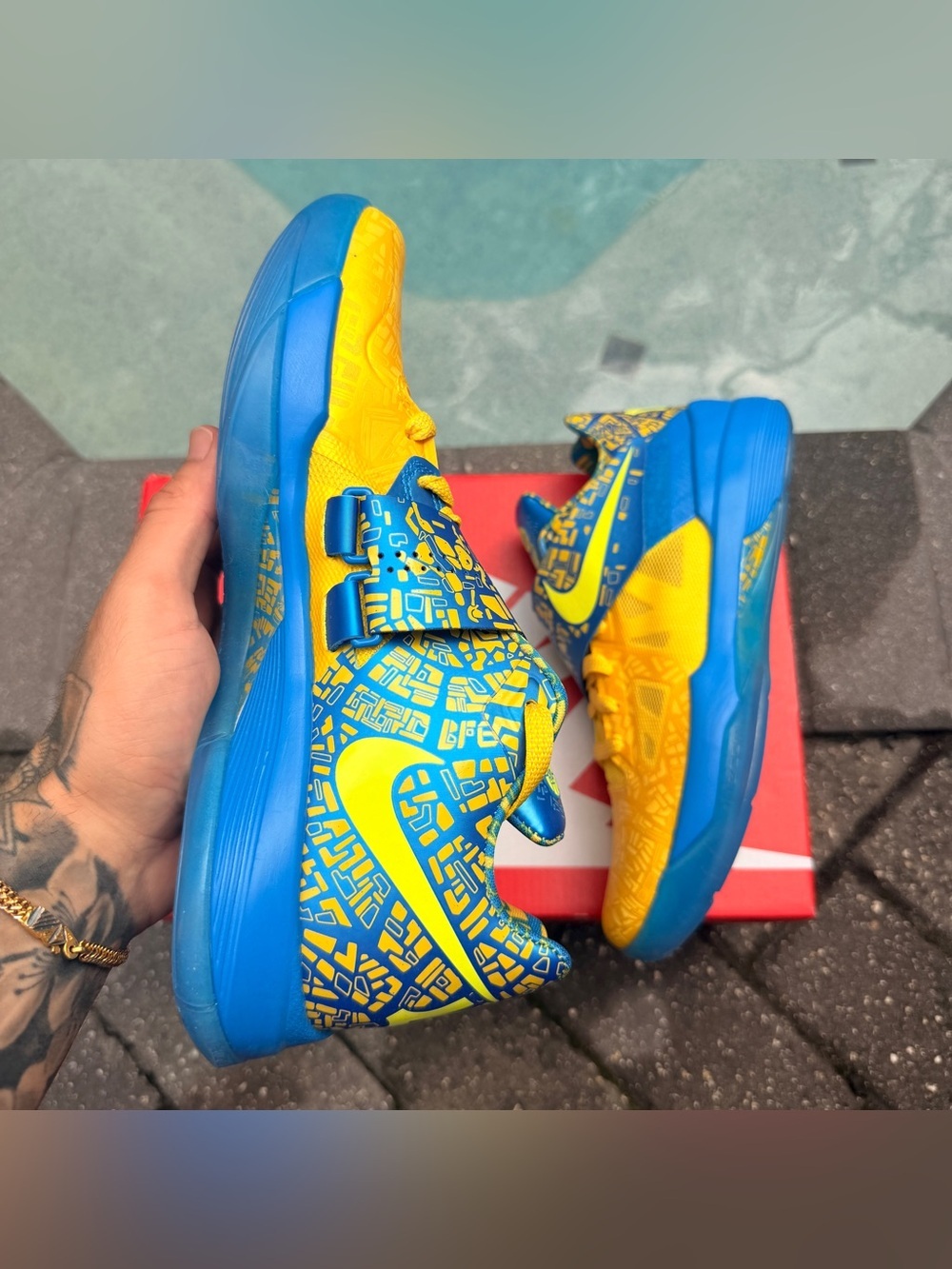 NIKE ZOOM KD 4 SCORING TITLE 2025 MENS SIZE 8 SHOES FZ5916-400 BRAND NEW - Picture 4 of 6